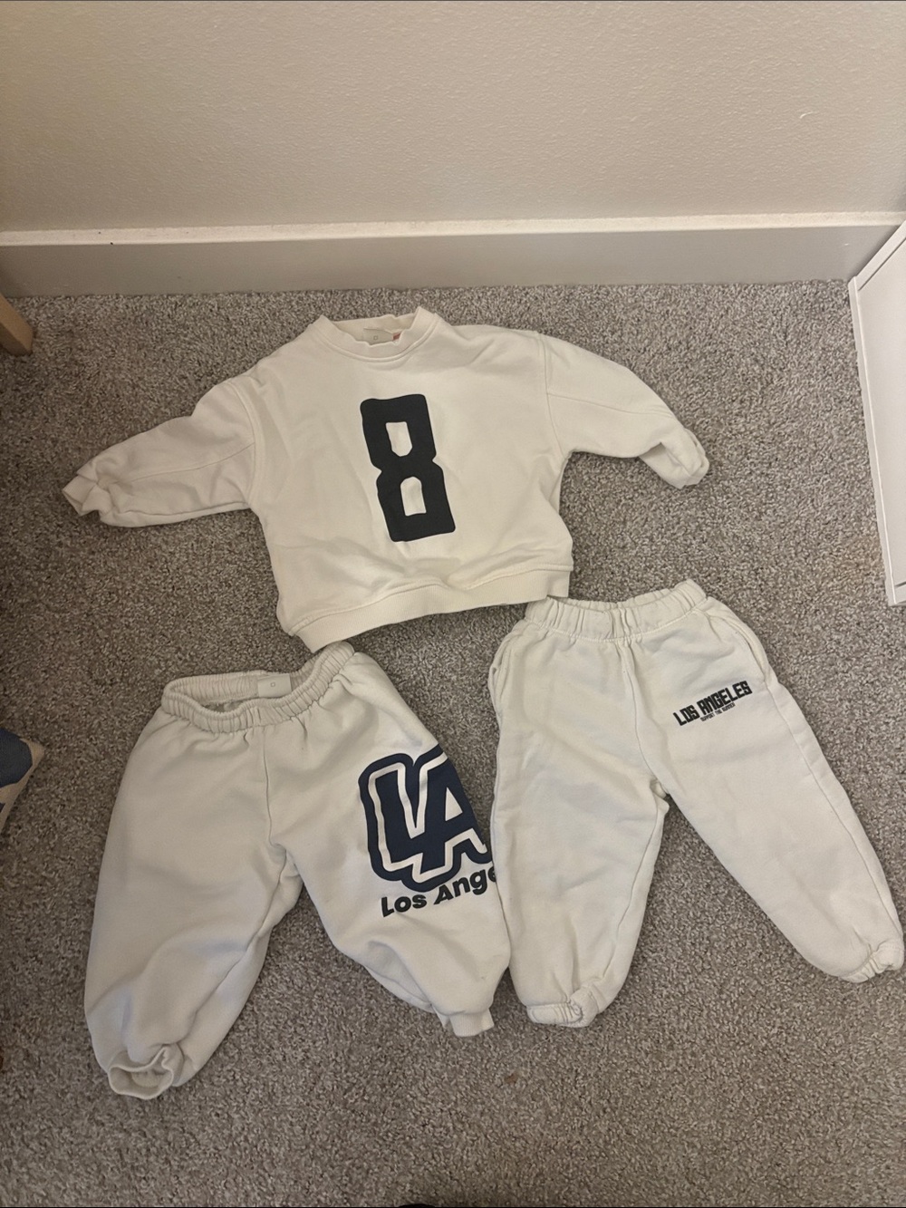 Zara Los Angeles Sweater - Kids Jogger Bottoms 2 pairs